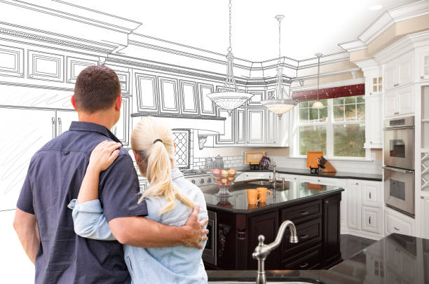 Professional Cabinet Refacing technician working in Andover, MN